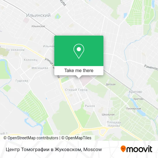 Центр Томографии в Жуковском map