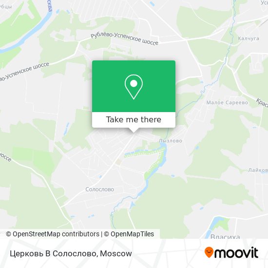 Церковь В Солослово map