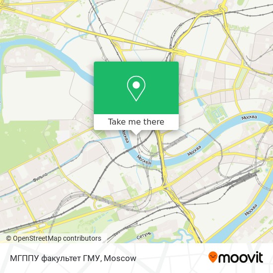 МГППУ факультет ГМУ map