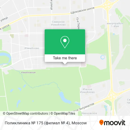 Поликлиника № 175 (филиал № 4) map