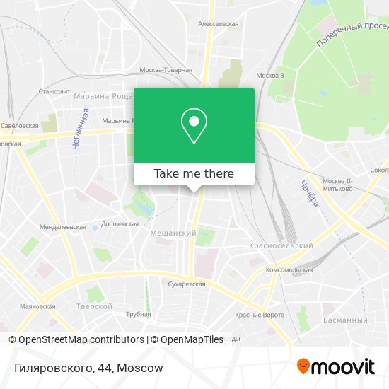 Гиляровского, 44 map