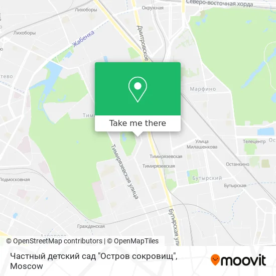 Частный детский сад "Остров сокровищ" map