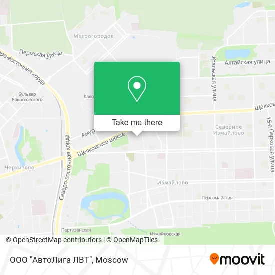 ООО "АвтоЛига ЛВТ" map
