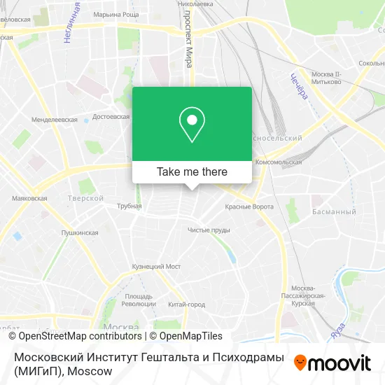 Московский Институт Гештальта и Психодрамы (МИГиП) map