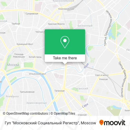 Гуп "Московский Социальный Регистр" map