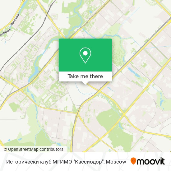 Исторически клуб МГИМО "Кассиодор" map