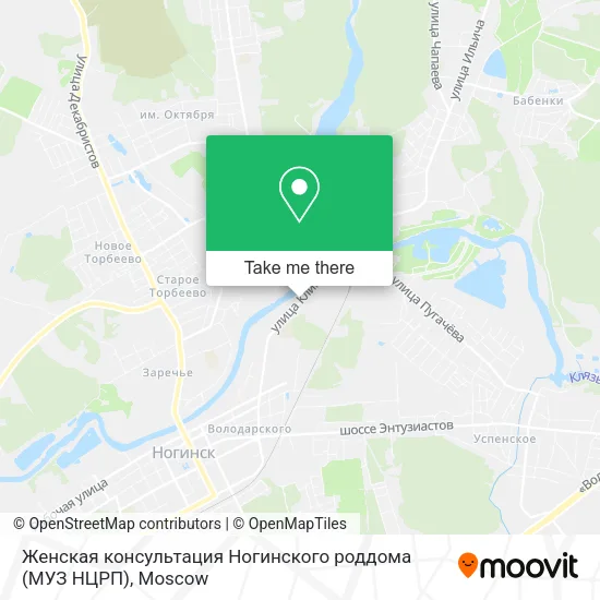 Женская консультация Ногинского роддома (МУЗ НЦРП) map