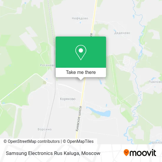 Samsung Electronics Rus Kaluga map