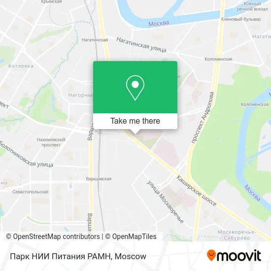 Парк НИИ Питания РАМН map