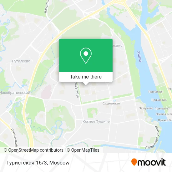 Туристская 16/3 map