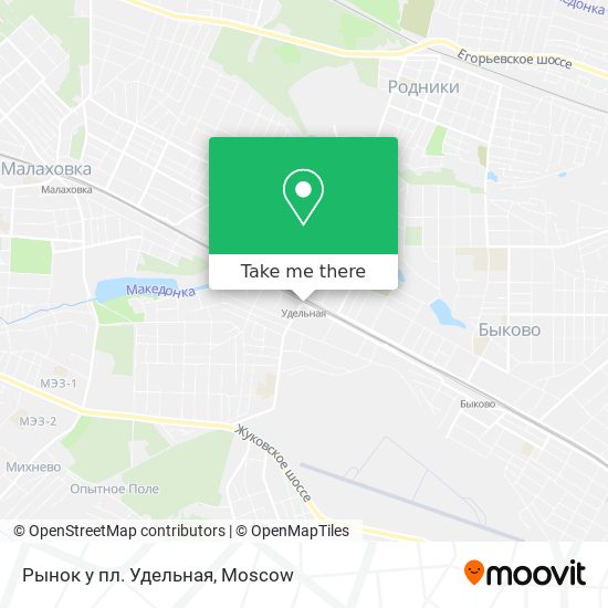 Рынок у пл. Удельная map