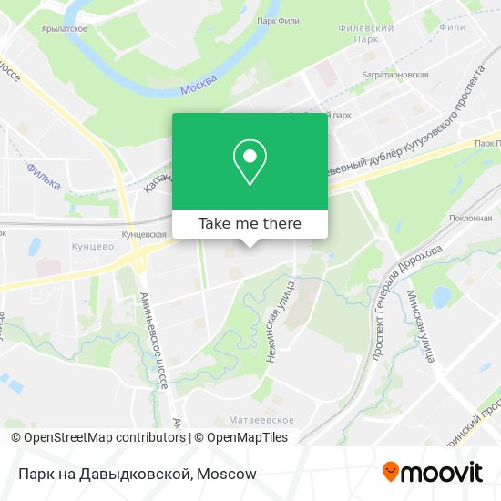 Парк на Давыдковской map