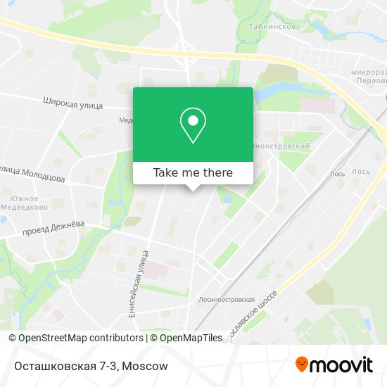 Осташковская 7-3 map