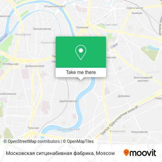 Московская ситценабивная фабрика map