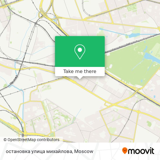 остановка улица михайлова map