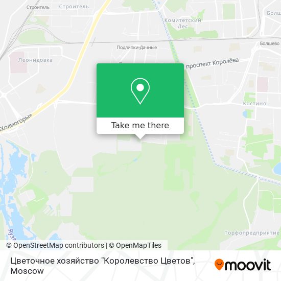 Цветочное хозяйство "Королевство Цветов" map