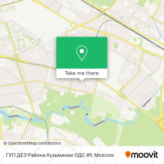 ГУП ДЕЗ Района Кузьминки ОДС #9 map