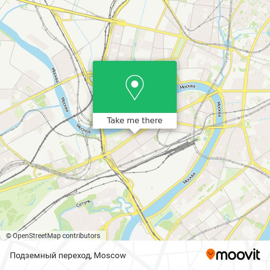 Подземный переход map