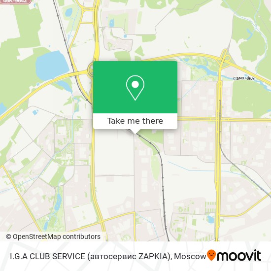 I.G.A CLUB SERVICE (автосервис ZAPKIA) map