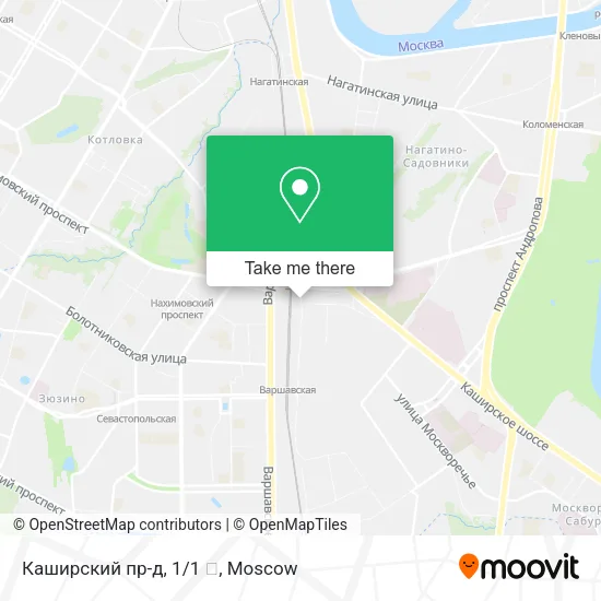 Каширский пр-д, 1/1 🌸 map