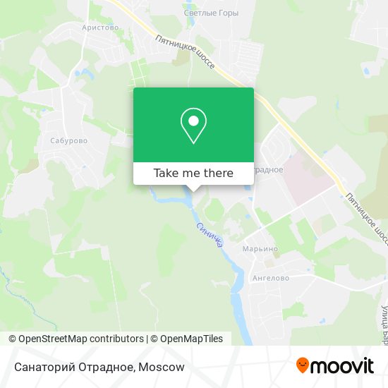 Санаторий Отрадное map