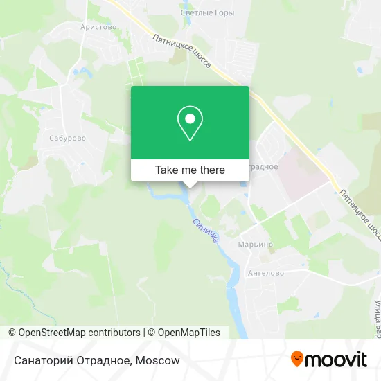 Санаторий Отрадное map