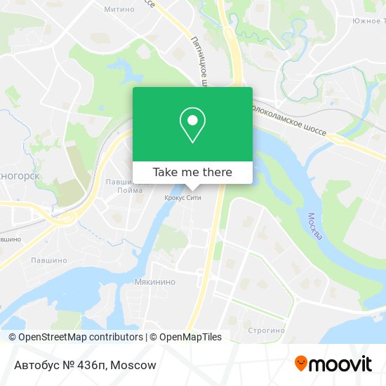 Автобус № 436п map