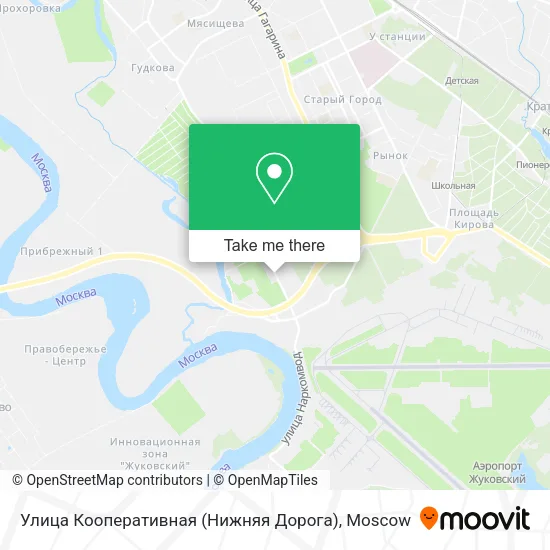 Улица Кооперативная (Нижняя Дорога) map