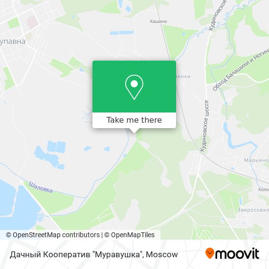 Дачный Кооператив "Муравушка" map