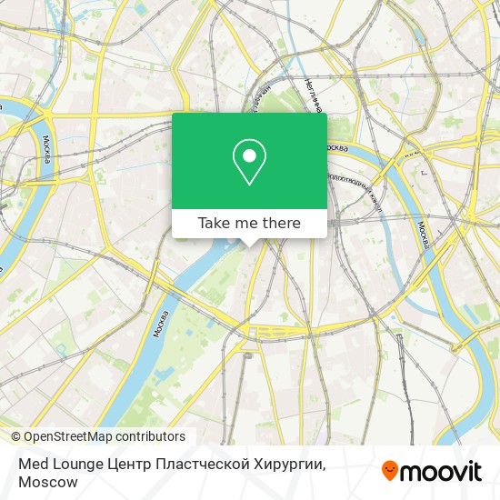 Med Lounge Центр Пластческой Хирургии map