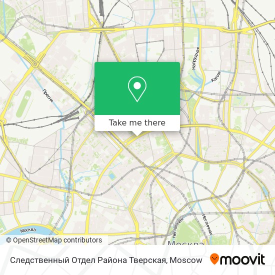 Следственный Отдел Района Тверская map