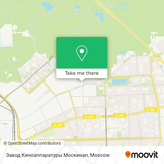 Завод Киноаппаратуры Москинап map