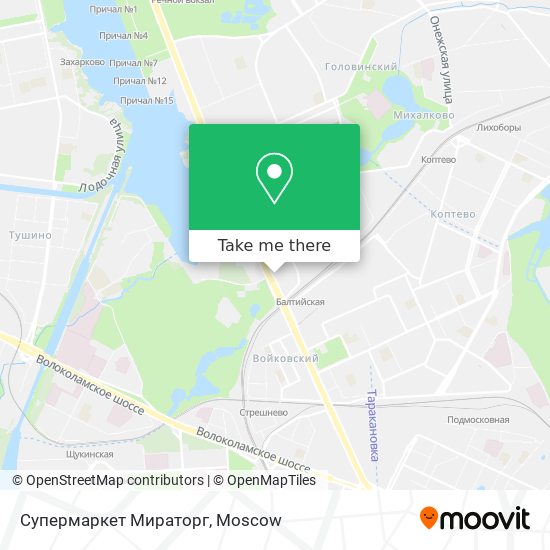 Супермаркет Мираторг map