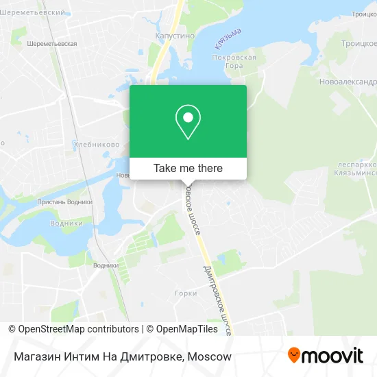 Магазин Интим На Дмитровке map
