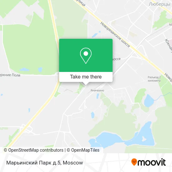 Марьинский Парк д.5 map