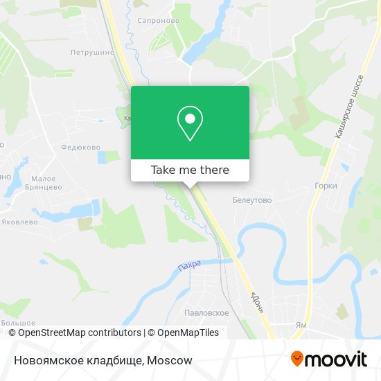 Новоямское кладбище map