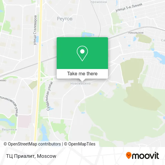 ТЦ Приалит map
