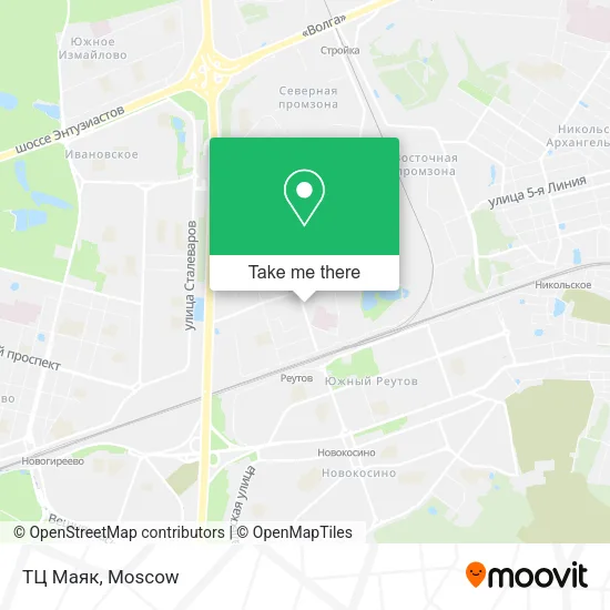 ТЦ Маяк map