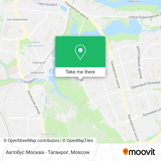 Автобус Москва - Таганрог map