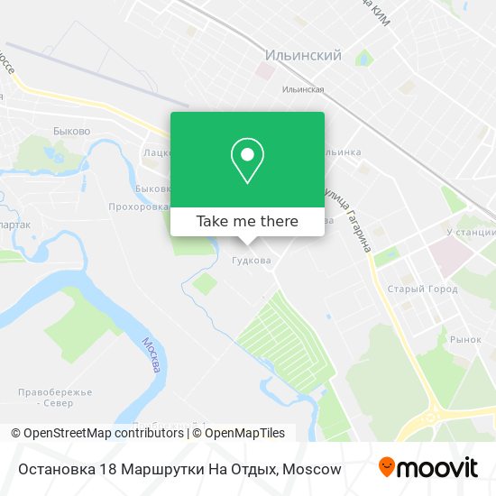 Остановка 18 Маршрутки На Отдых map