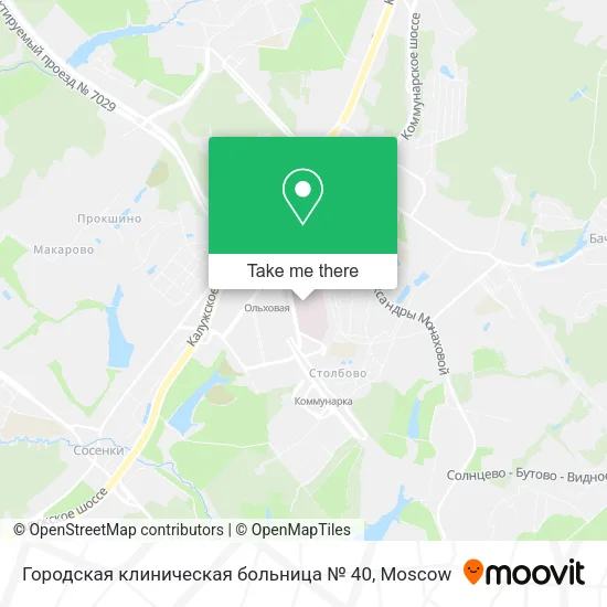 Городская клиническая больница № 40 map