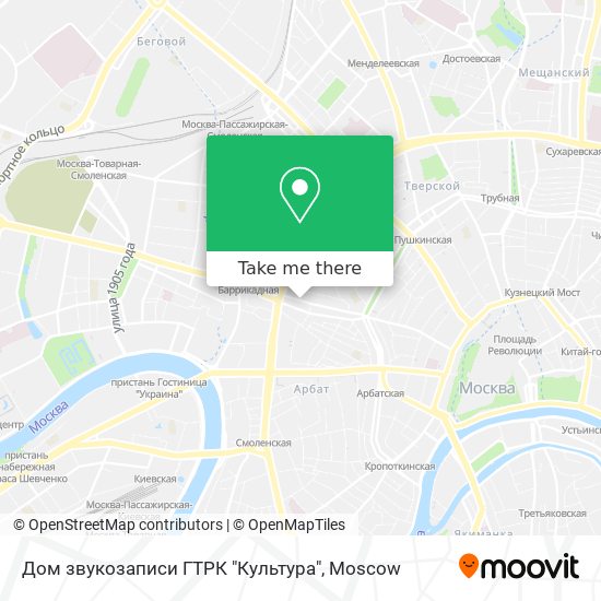 Дом звукозаписи ГТРК "Культура" map