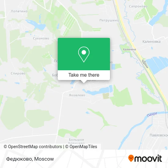 Федюково map