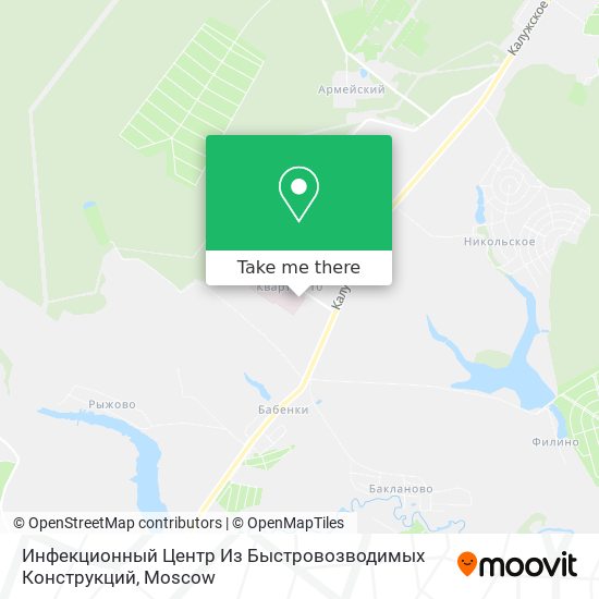 Инфекционный Центр Из Быстровозводимых Конструкций map