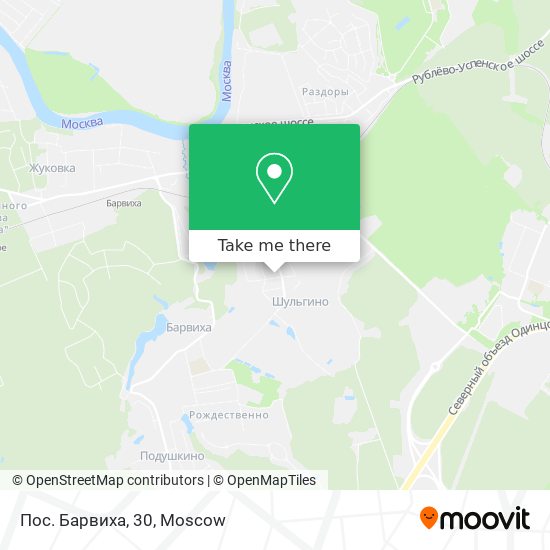 Пос. Барвиха, 30 map