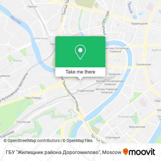 ГБУ "Жилищник района Дорогомилово" map