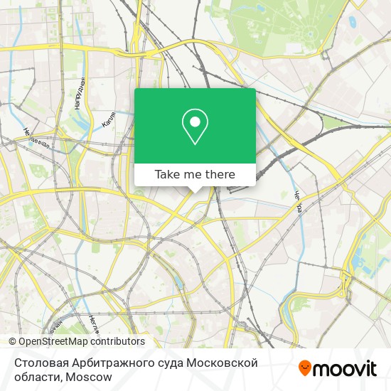 Столовая Арбитражного суда Московской области map