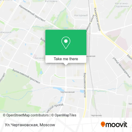 Ул.Чертановская map