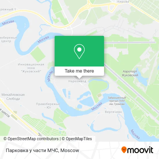 Парковка у части МЧС map