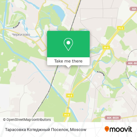 Тарасовка Котеджный Поселок map